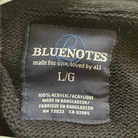 Black/Grey Cardigan Long Sleeve w/ Buttons - Picture 3 of 3